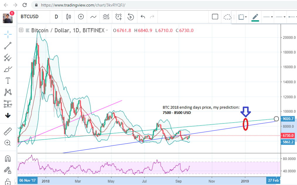 Bitcoin Price Prediction By The End !   Of 2018 Weku - 
